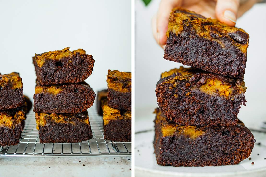 R569 Vegan Pumpkin Brownies