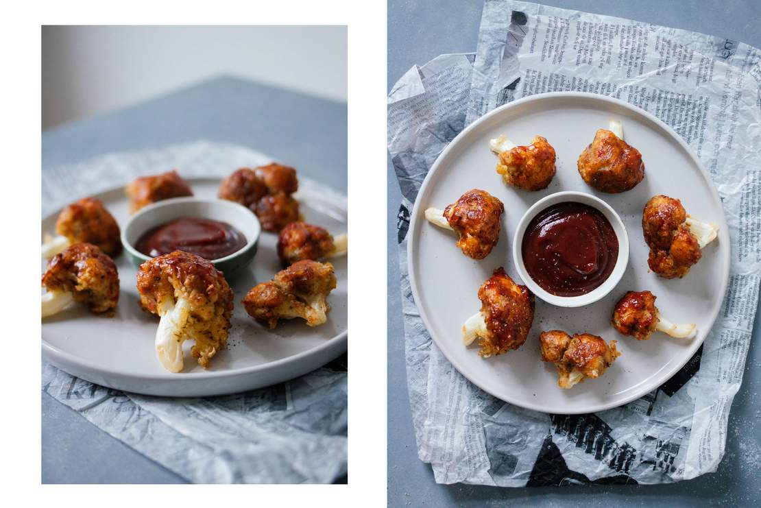 R154 Vegan Buffalo Cauliflower Wings