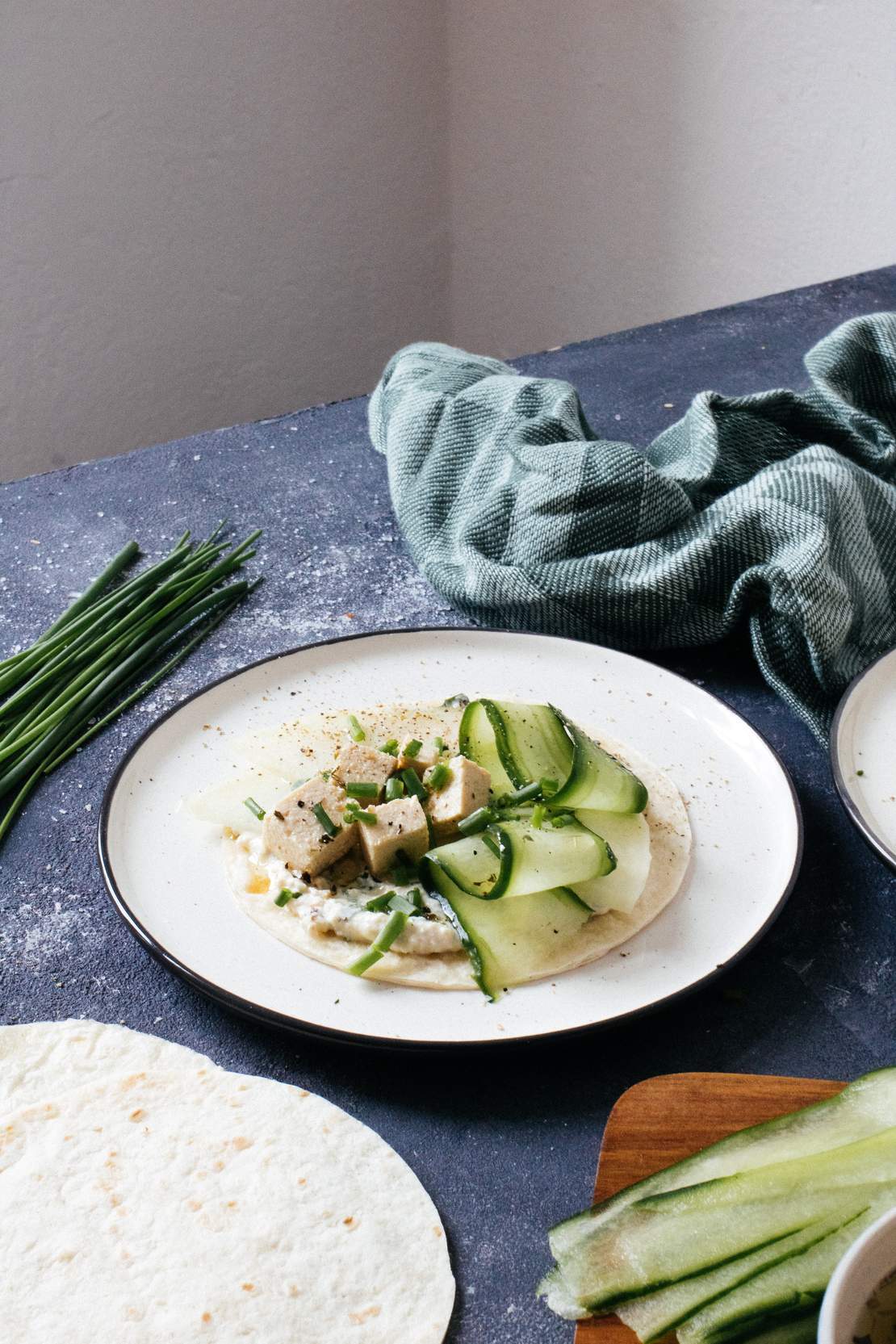 R19 Frische Frühlingstacos mit veganem „Feta“