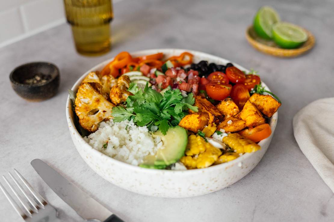 Burrito-Bowl mit Wassermelonen-Salsa - Zucker&amp;Jagdwurst