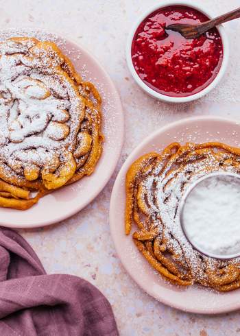 Vegane Funnel Cakes