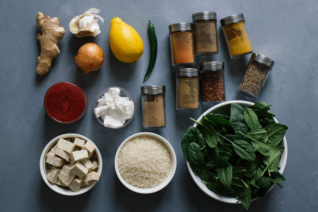 R267 Vegan Palak Paneer
