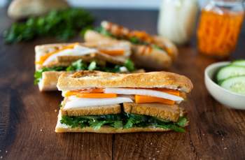 Veganes Bánh mì Sandwich