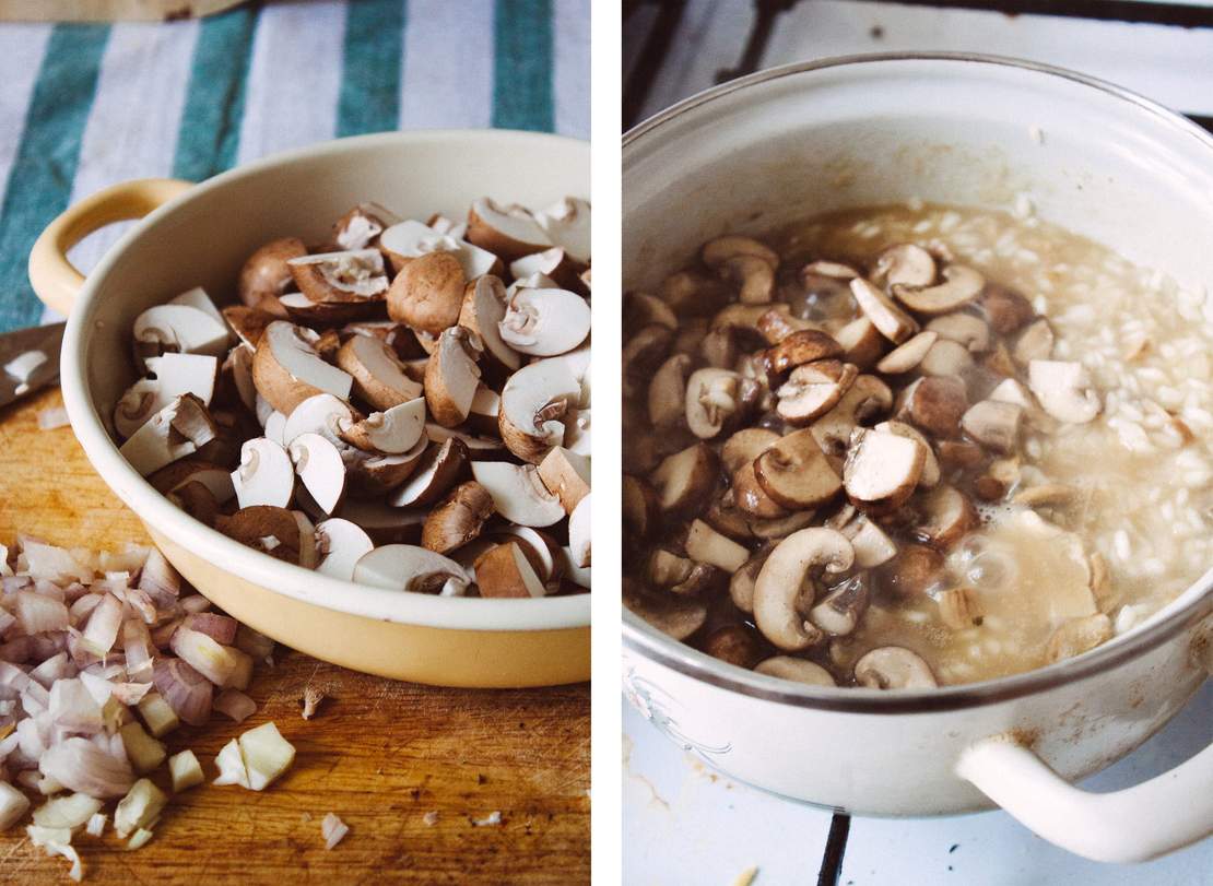 R146 Creamy vegan mushroom risotto